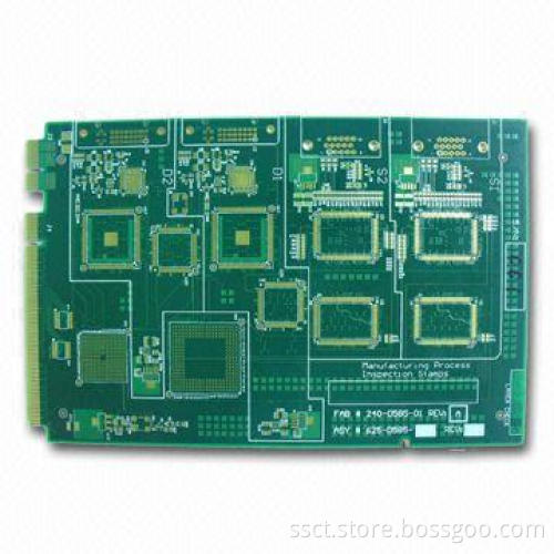 Multilayer PCB with ENIG Suraface Finished, Thick Gold Plating Surfaca Finish